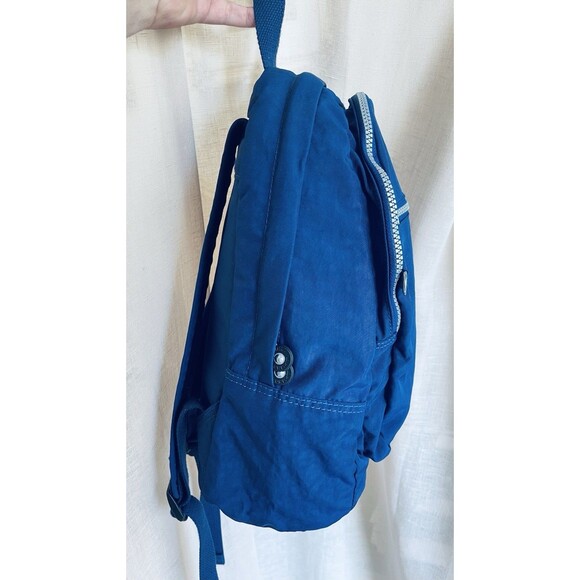 Kipling Challenger Backpack Navy Blue Nylon Travel Bag BP3761-431 EUC - Picture 3 of 14